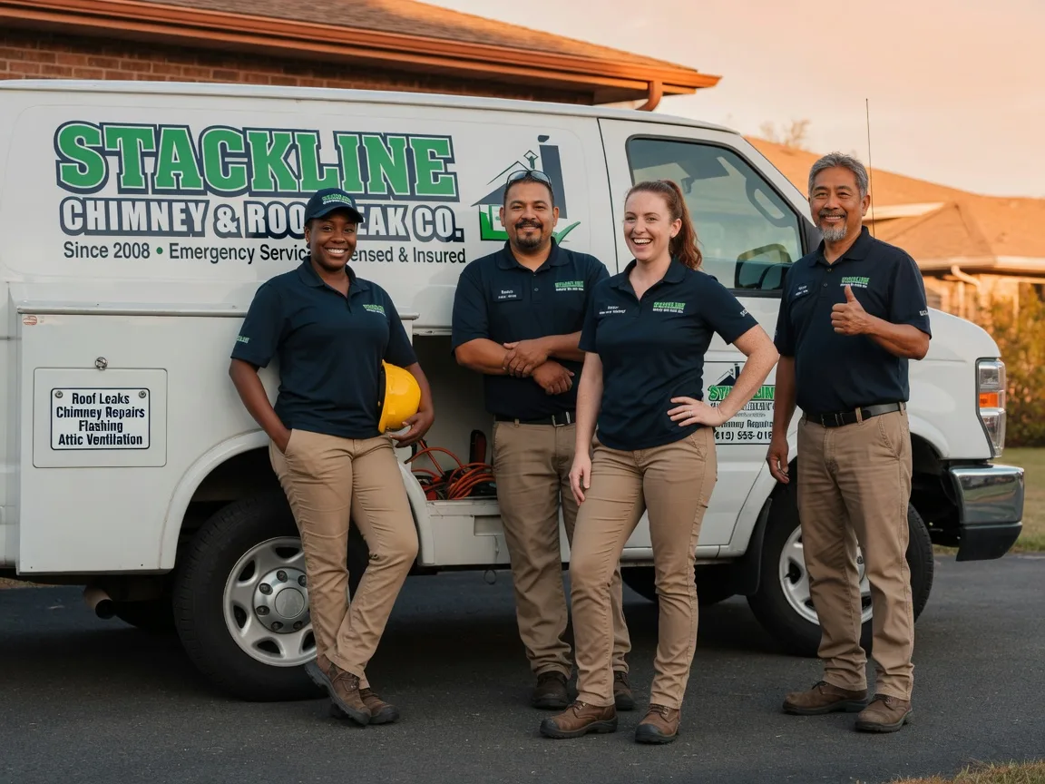 Chimney flashing repair company in La Salle, TX